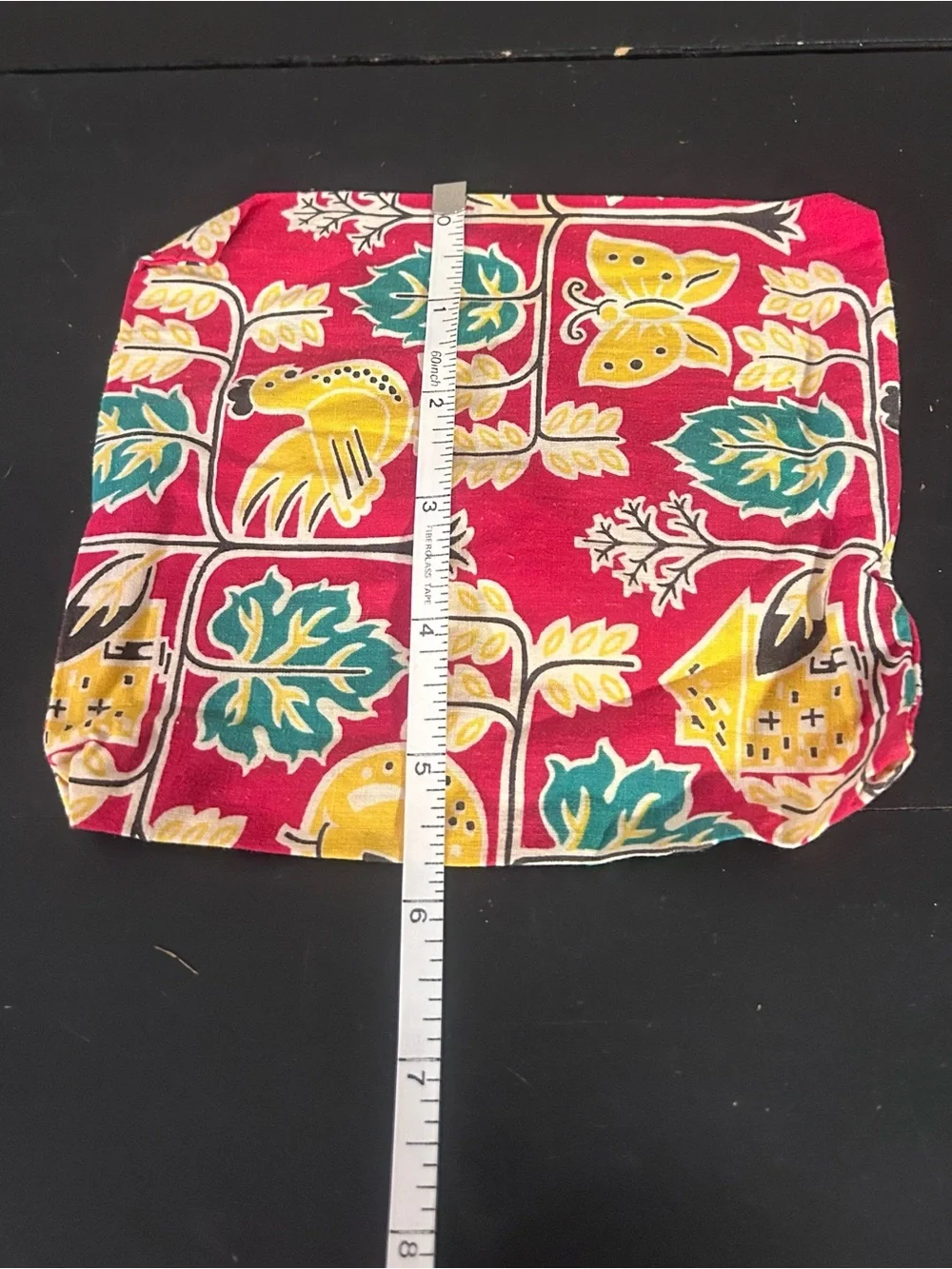 Vintage Handmade Quilted Potholders Set of 2 Folk Art Bird Butterfly Hot Pads